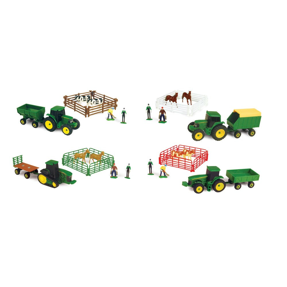 John Deere Farm Set 10 piece Assorted