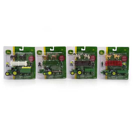 John Deere Farm Set 10 piece Assorted