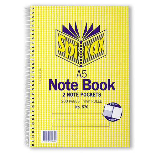 Notebook Spirax #570 A5 200 Pages