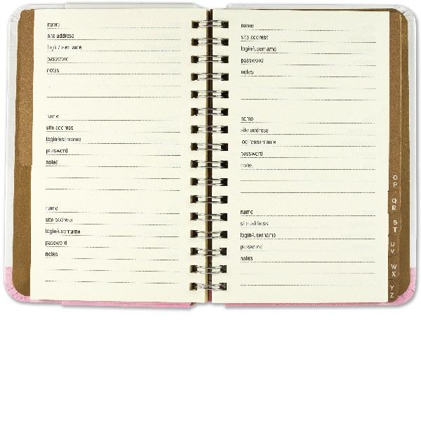 Tree Of Hearts Internet Address & Password Logbook