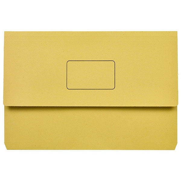 Document Wallet Cardboard Yellow