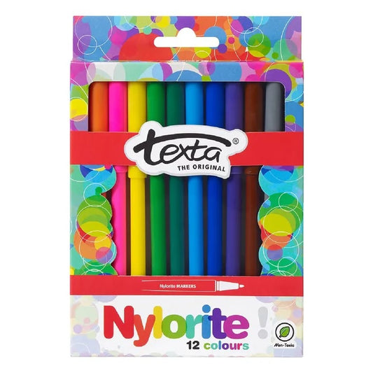 Felt Pens Assorted 12 Pack