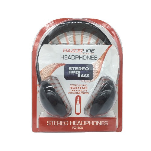 Headphones with Volume Control and Audio Jack