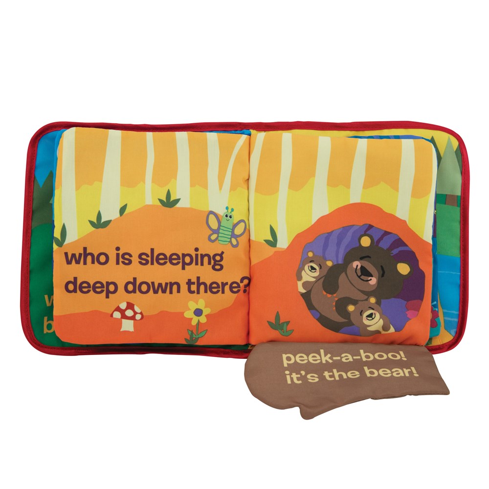 Lamaze Peek-a-Boo Forest Book Open