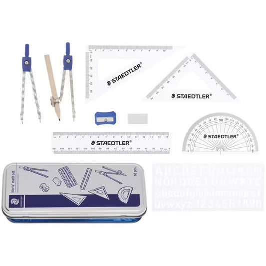 Maths Set Staedtler Noris Club 10 Piece