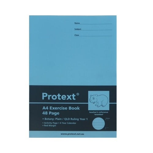 Botany Book Protext A4 Year 1 48 Pages