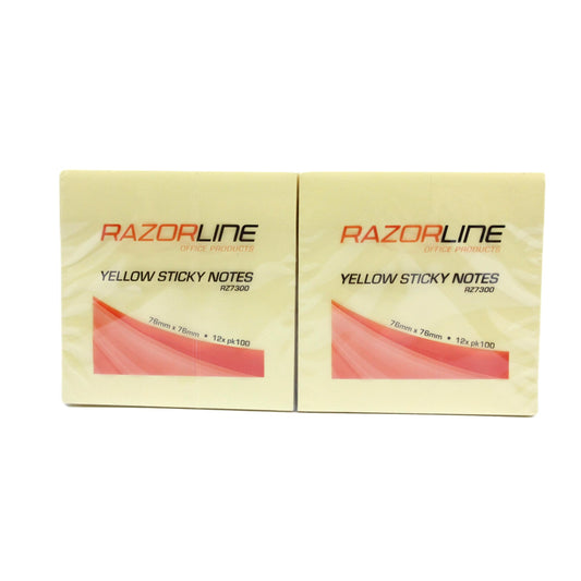 Sticky Notes 76x76mm Yellow