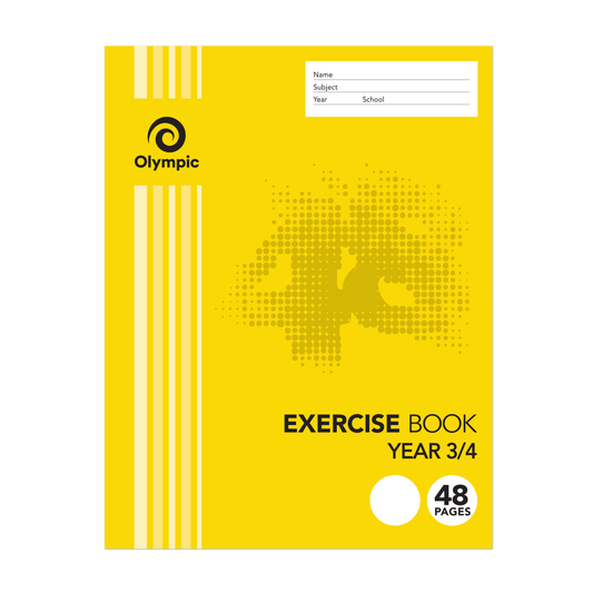 Exercise Book Olympic A4 Year 3/4 Ruled 48 Pages