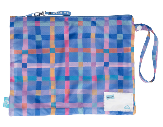 Spencil Little Clean & Dirty Bags - Pastel Plaid