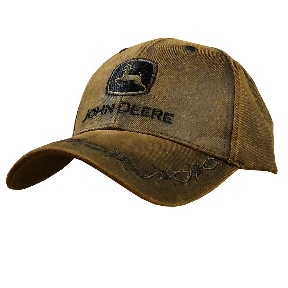 John Deere Oilskin Cap