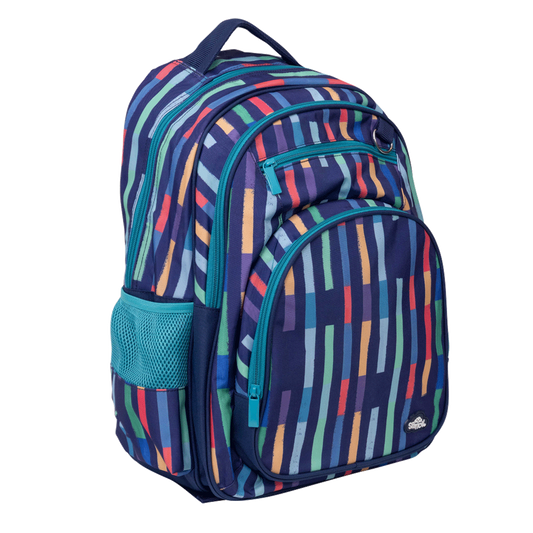 Spencil Big Kids Backpack - Bright Stripes