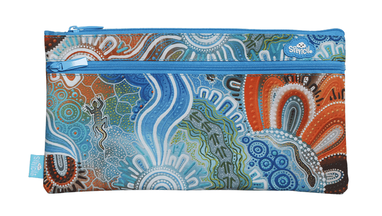 Spencil Twin Zip Pencil Case Kalkatungu Muu