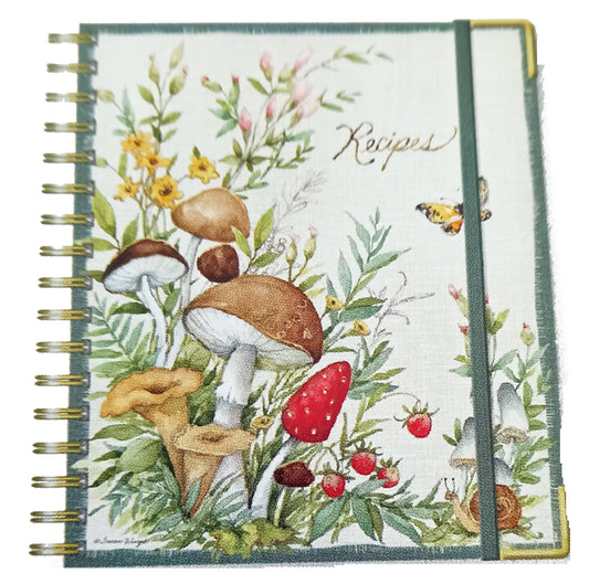 Lang Recipe Journal & List Pad - Woodland Mushrooms