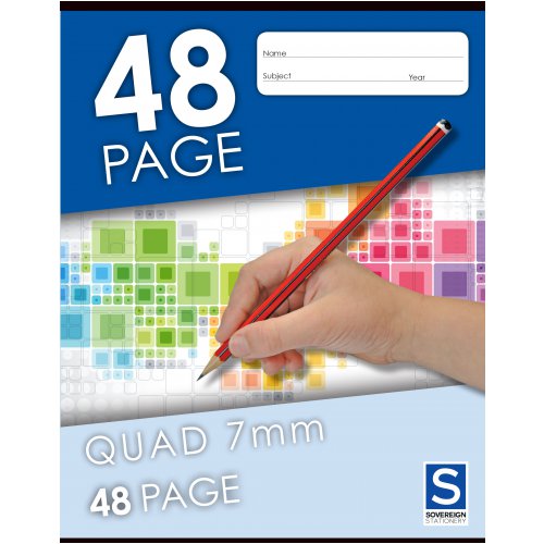 Book Quad 9x7 7mm 48pg