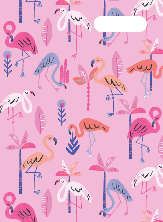 Spencil Scrapbook Cover - Flamingo Splash