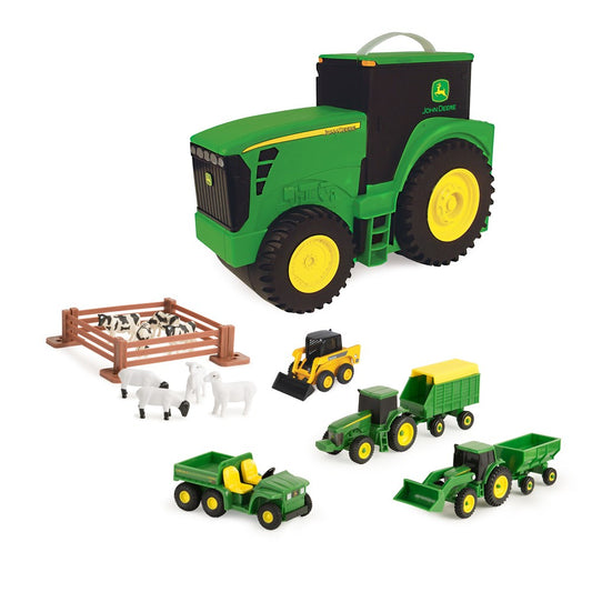 John Deere Carry Case Value Set (7cm-10cm Vehicles)