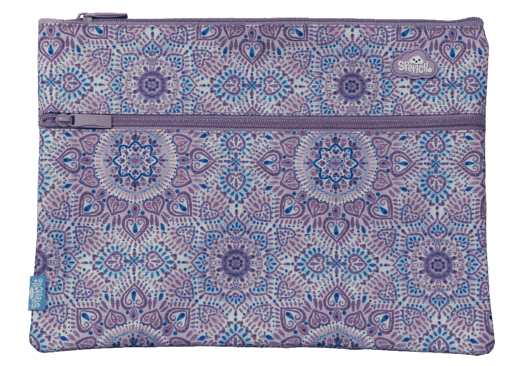 Spencil A4 Twin Zip Pencil Case Sweethearts