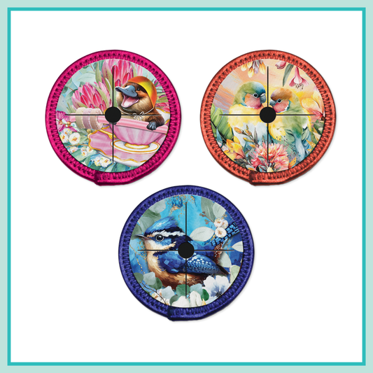Neoprene Wine Glass Coaster 8cm diameter - Lifesaver Platypus