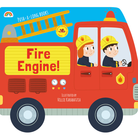 Fire Engine Push-Along Book