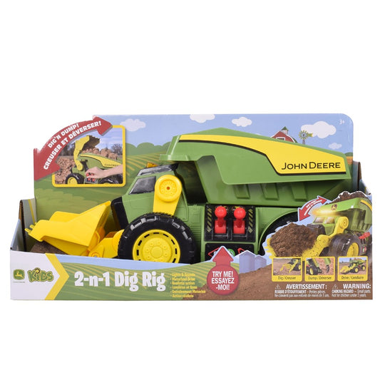 John Deere Motorised Maxx Power 2-in-1 Dig Rig