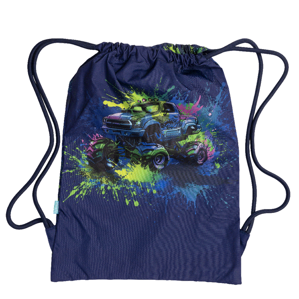 Spencil Drawstring Bag Mega Wheels