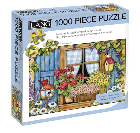 Lang Jigsaw Summertime Window 1000 Piece
