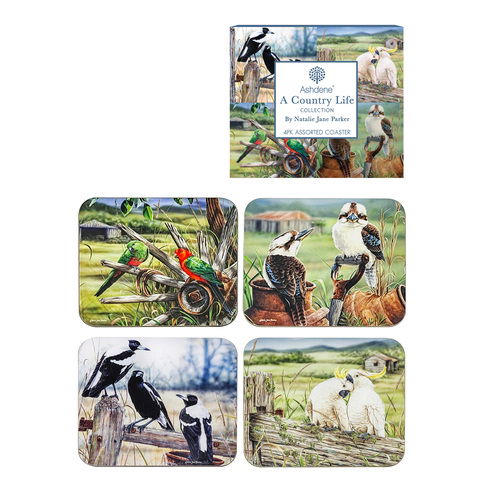 A Country Life - Coasters Assorted 4 Pack