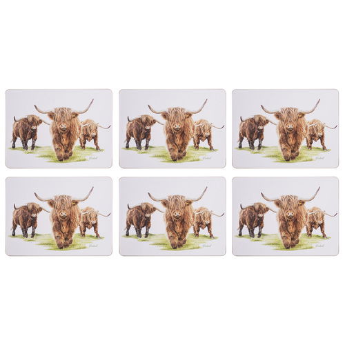 Highland Herd 6pk Placemat