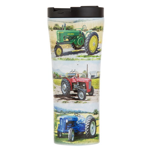 Tractors Then/Now Assorted Travel Mug