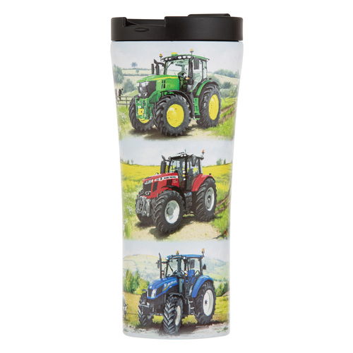 Tractors Then/Now Assorted Travel Mug