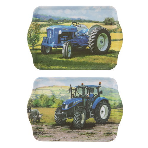 Tractors Then/Now Ford 2pk Scatter Trays