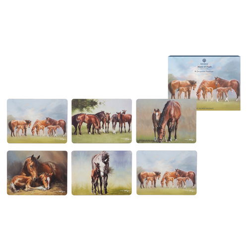 Mares & Foals Assorted 6pk Placemat