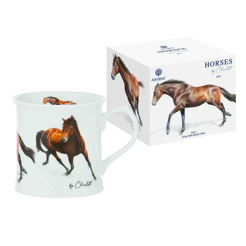 Horses by Charlotte Mug - Bay