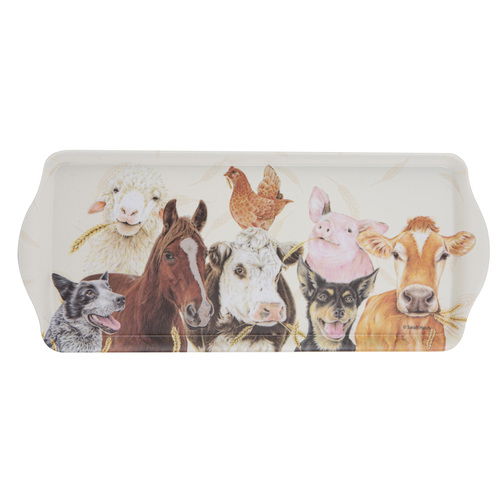Farmyard Faces 2 Sandwich Tray