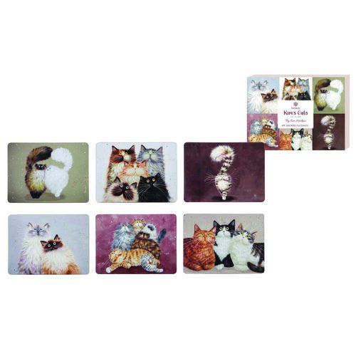 Kim's Cats 6pk Placemat