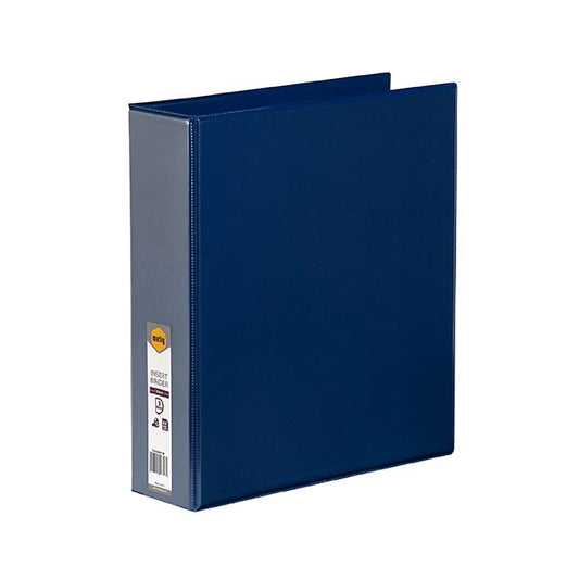 Binder Insert A4 Marbig 3 D-RING 50mm Blue