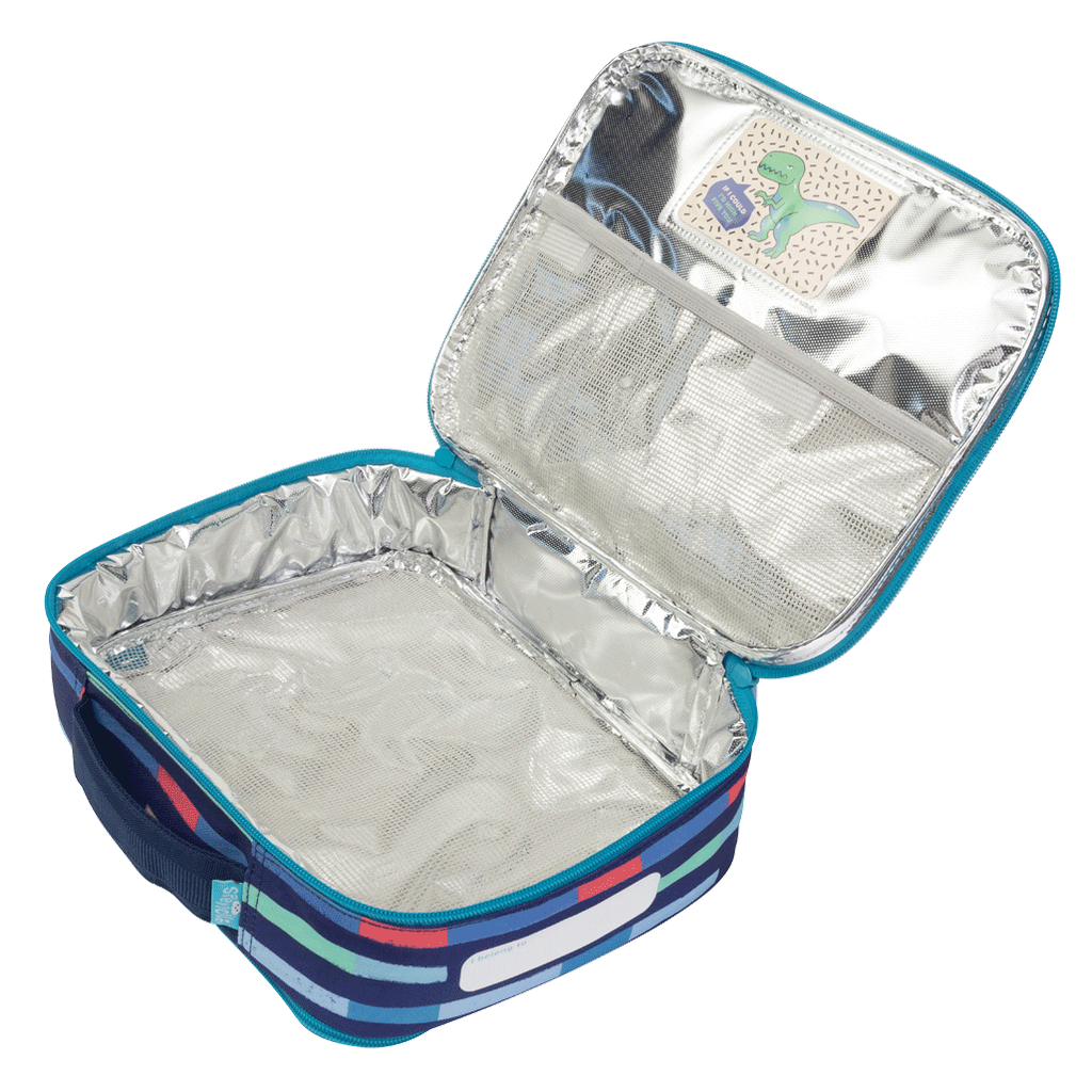 Spencil Big Cooler Lunch Bag - Bright Stripes