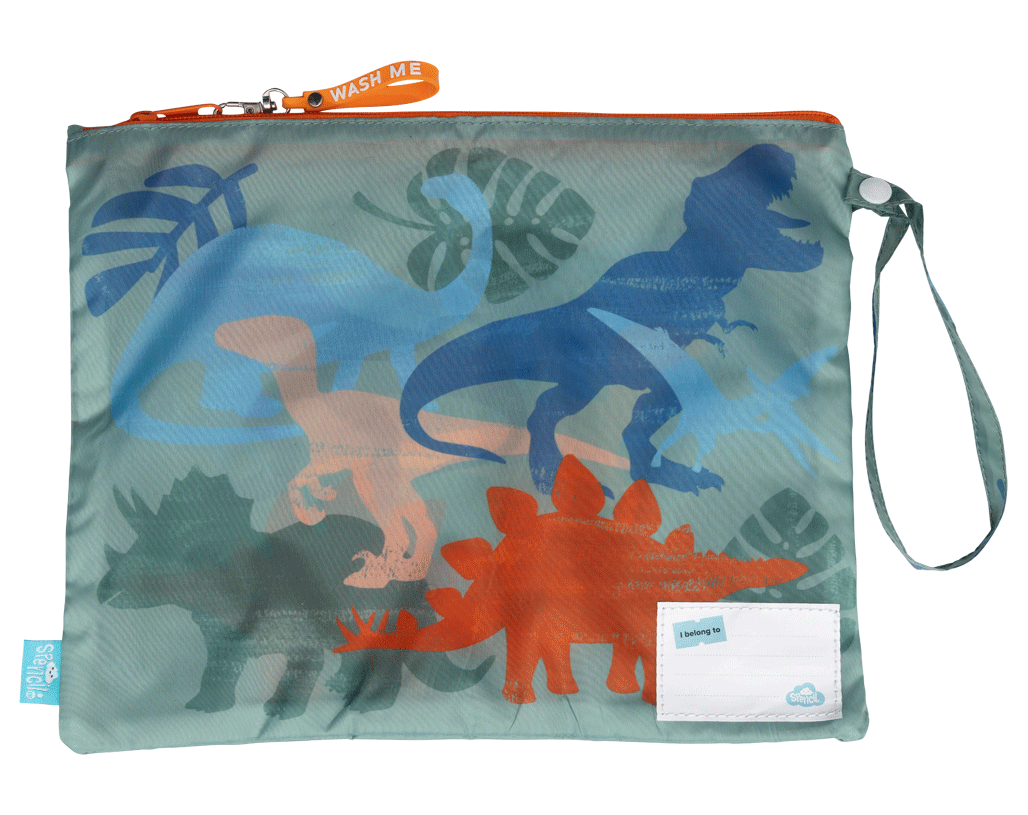 Spencil Little Clean & Dirty Bags - Dinosaur Safari