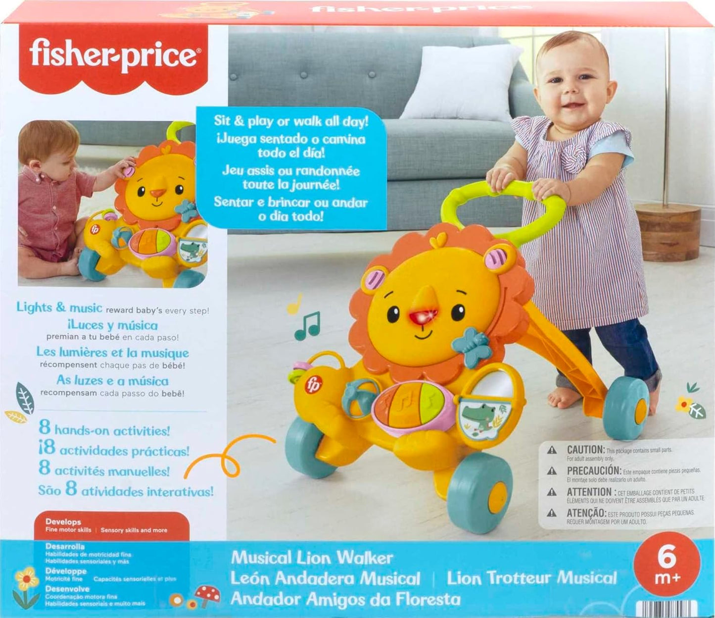 Fisher Price Musical Lion Walker