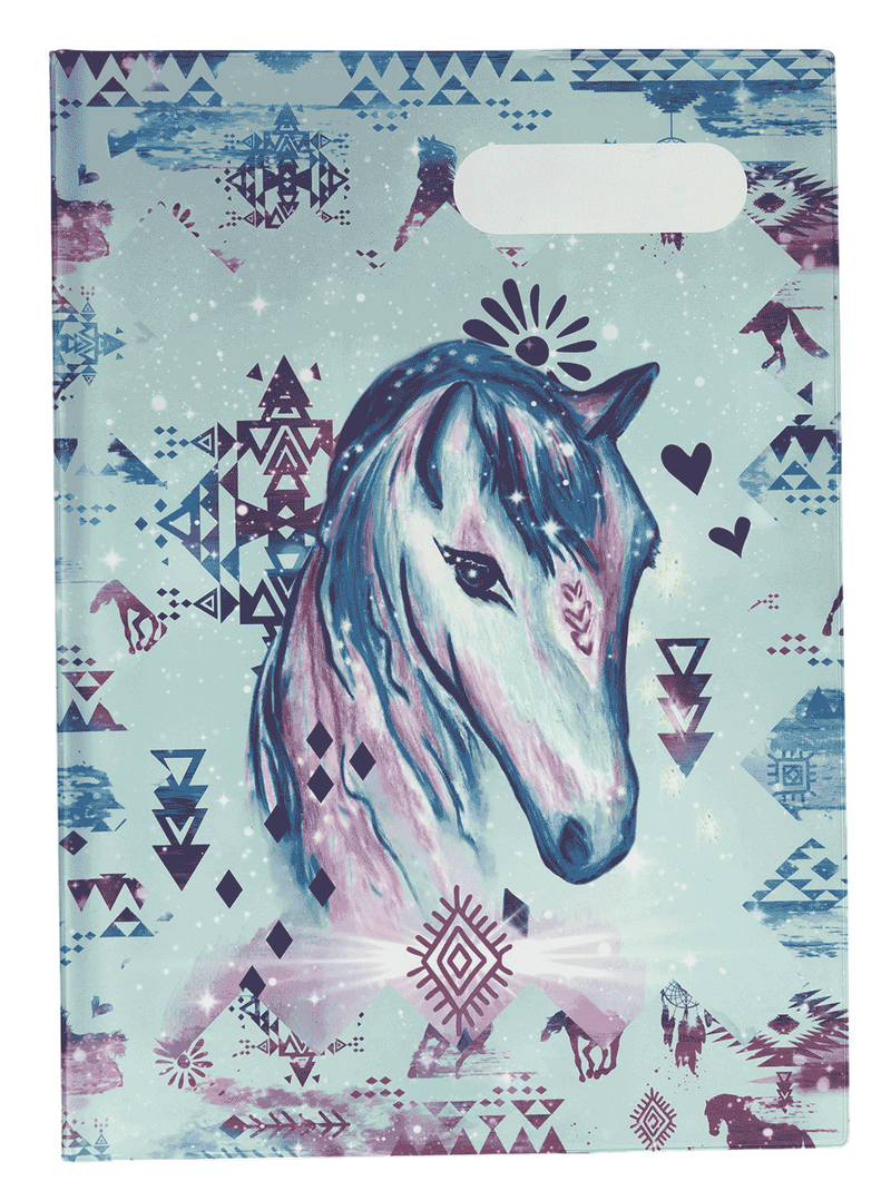 A4 Book Cover - Aztec Horse 1