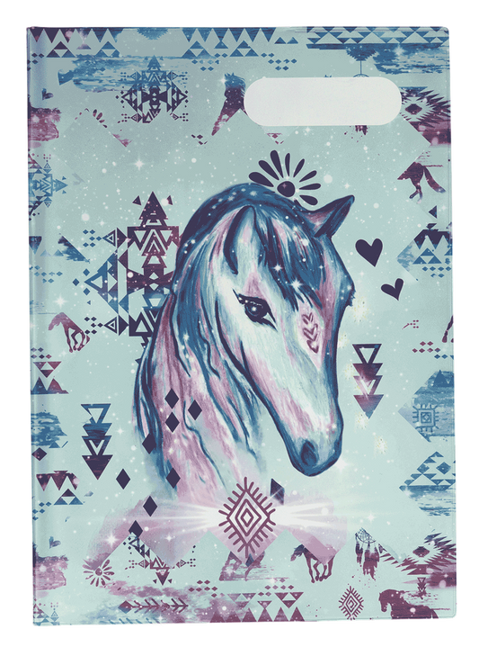 A4 Book Cover - Aztec Horse 1