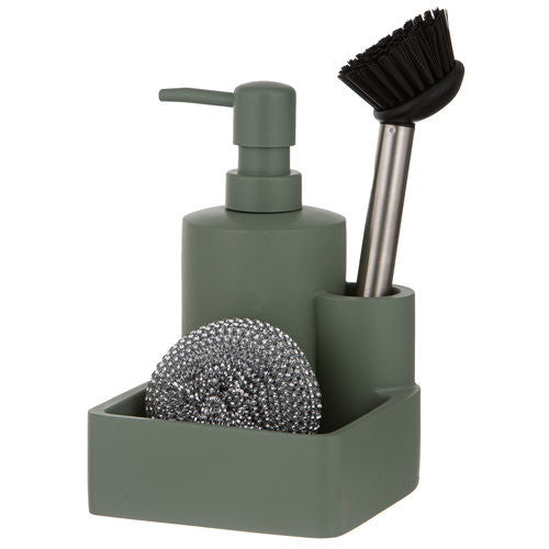 Essentials Kitchen Cleaning 3 Pc - Sage