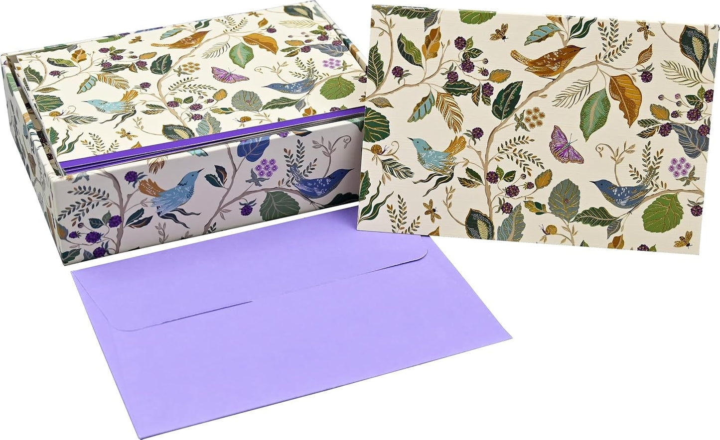 Birds and Berries Note Cards