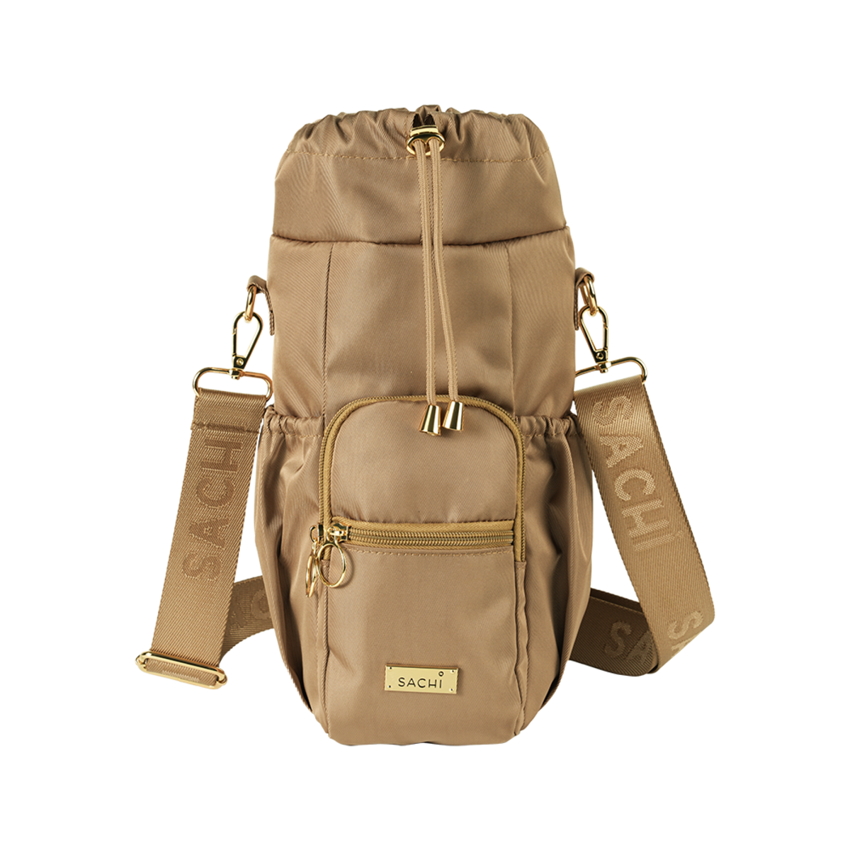 Sachi Crossbody Insulated Bottle Bag - Latte