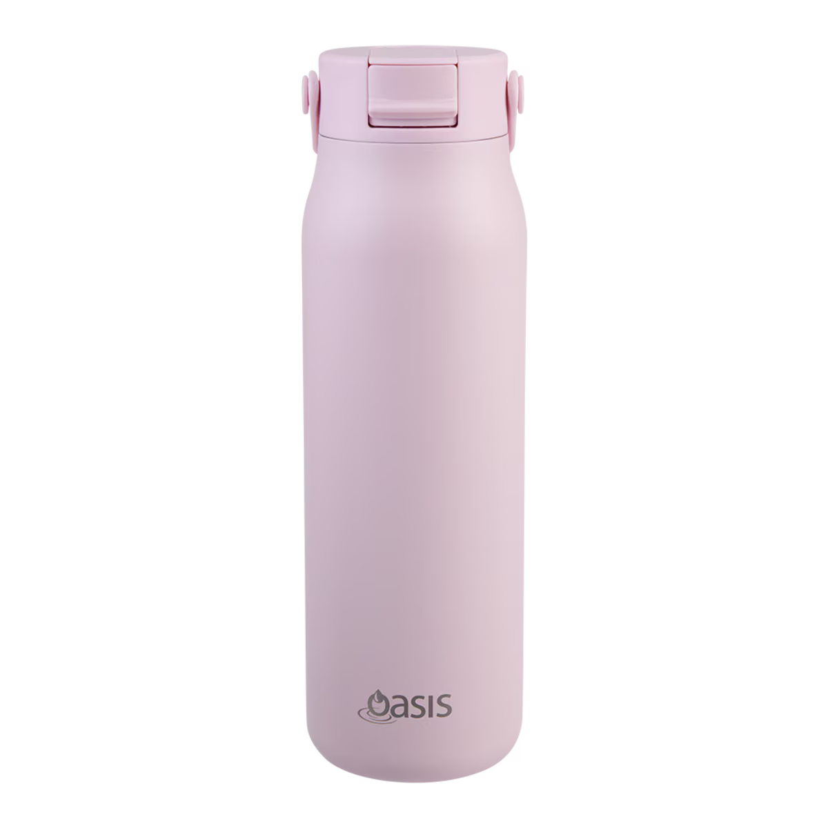 Oasis Ceramic Lined S/S D/Wall Ins Sorrento Sipper Bottle 900ml - Pink Lemonade