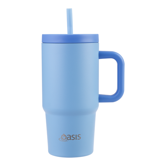 Oasis S/S Insulated 'JNR COMMUTER' Travel Tumbler 700ml - Blue