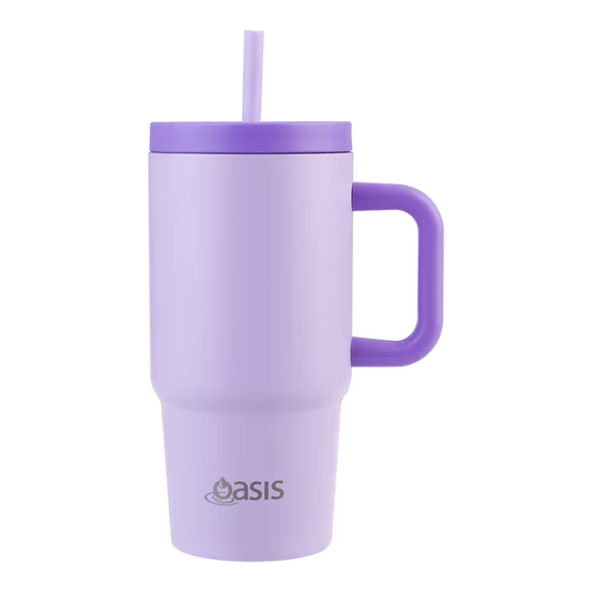 Oasis S/S Insulated 'JNR COMMUTER' Travel Tumbler 700ml - Lilac