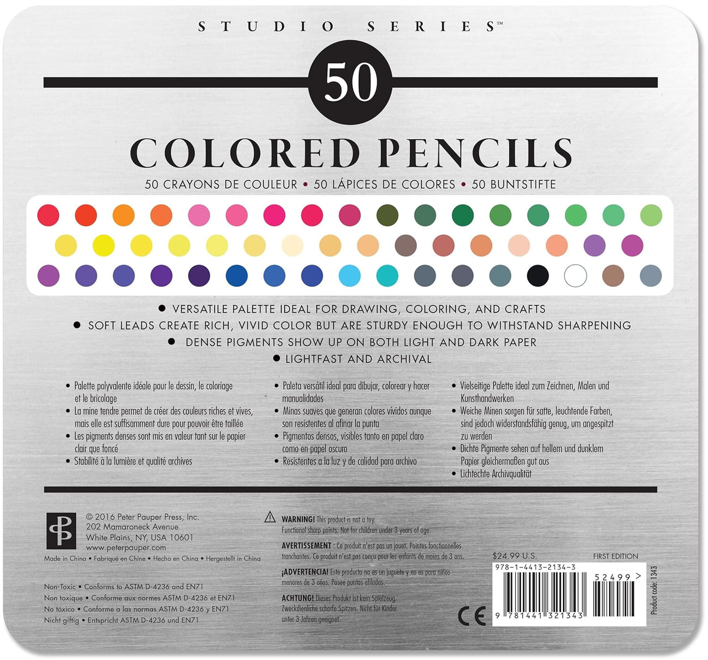 Studio Series Deluxe Coloured Pencil Set (Set of 50)