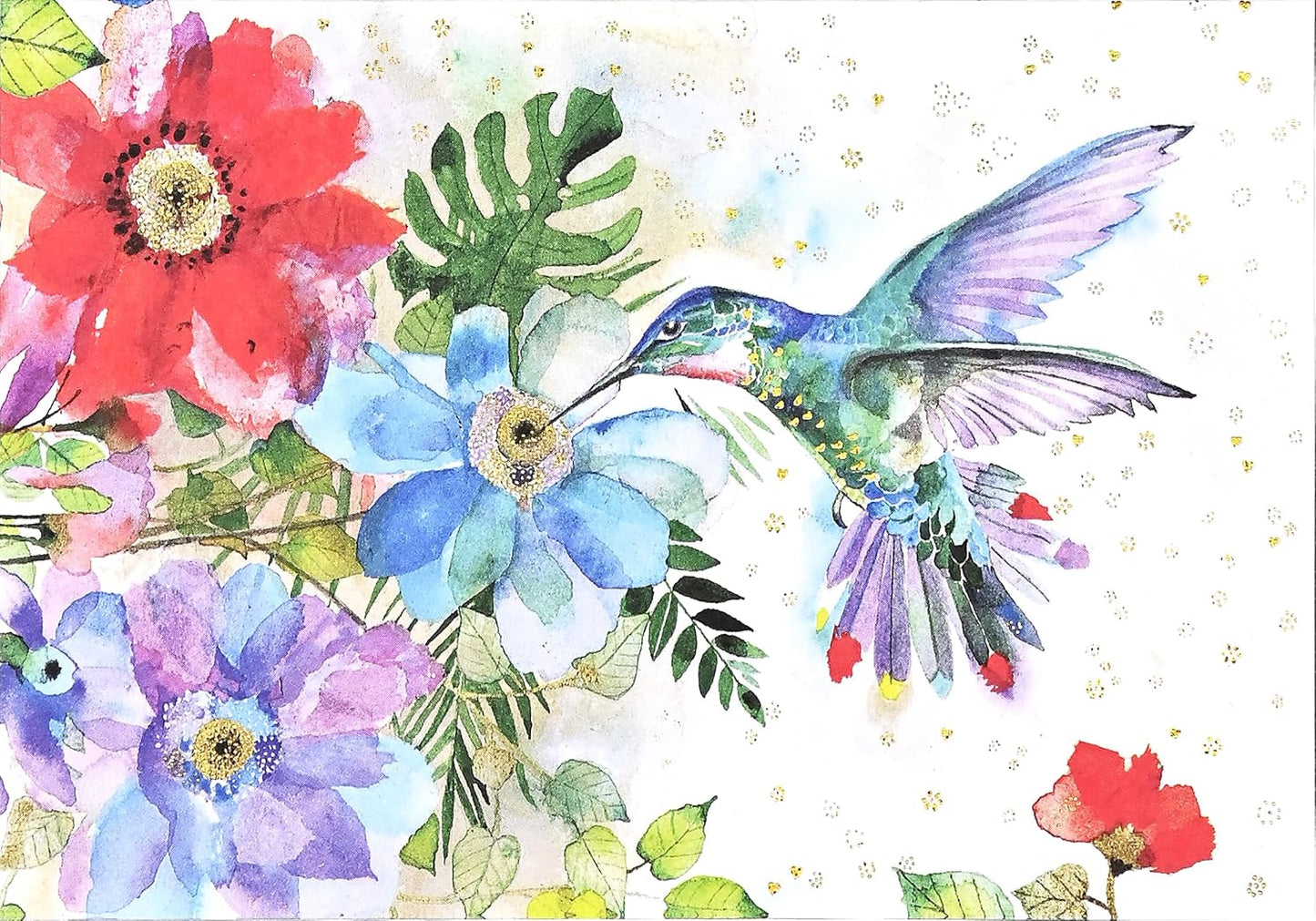 Hummingbird Garden Note Cards