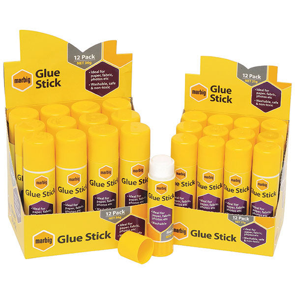 Glue Stick 36gm Marbig
